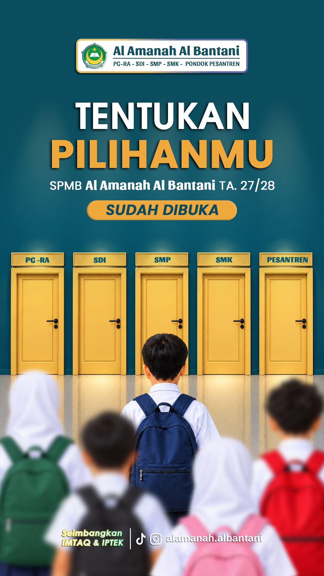 Seluruh Jenjang SPMB di Al Amanah Al Bantani Tahun Ajaran 2027/2028 Resmi Dibuka